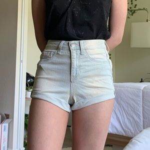 Light Wash Denim Shorts